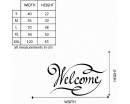 Welcome Quotes Wall Decal Family Vinyl Art Stickers